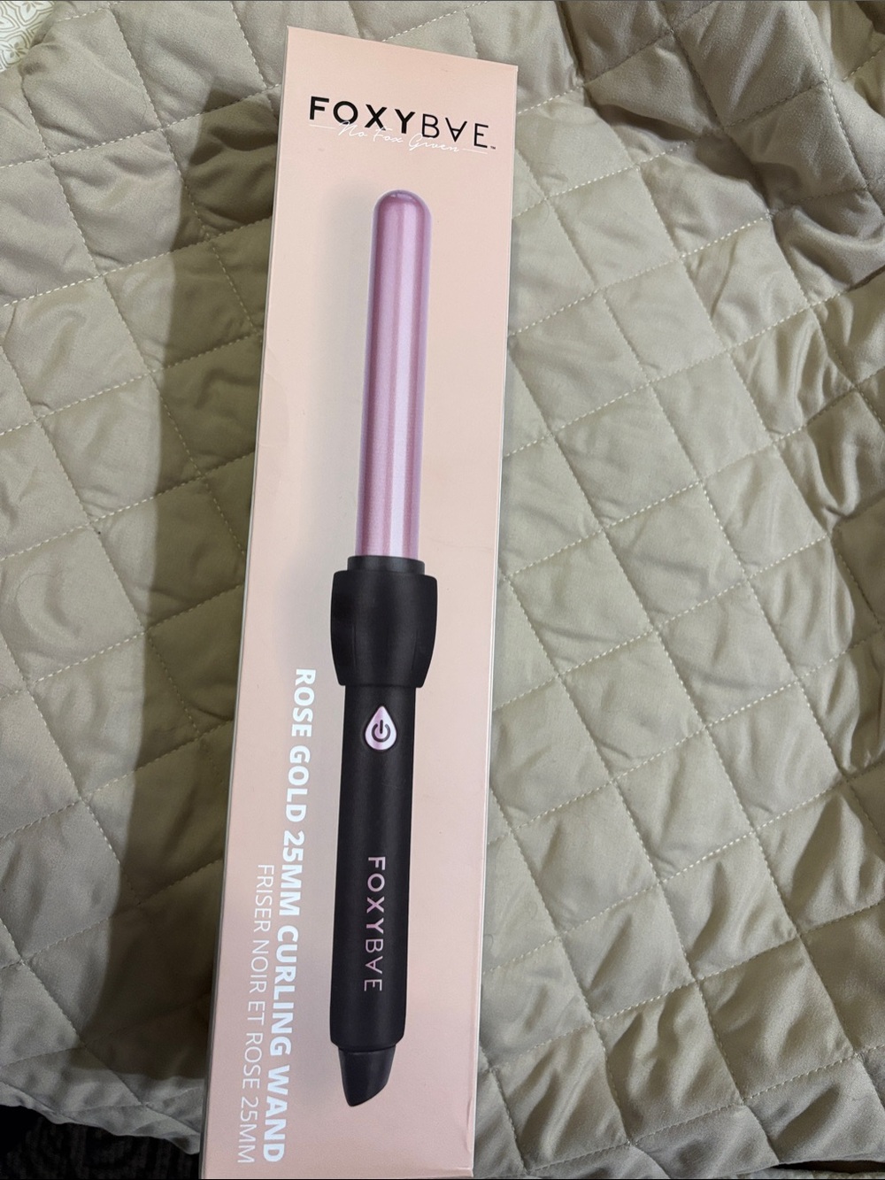 FOXYBae Rose Gold and Pink 25mm Curling Wand